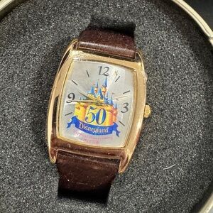 Disney Gold and Brown 50th Anniversary watch